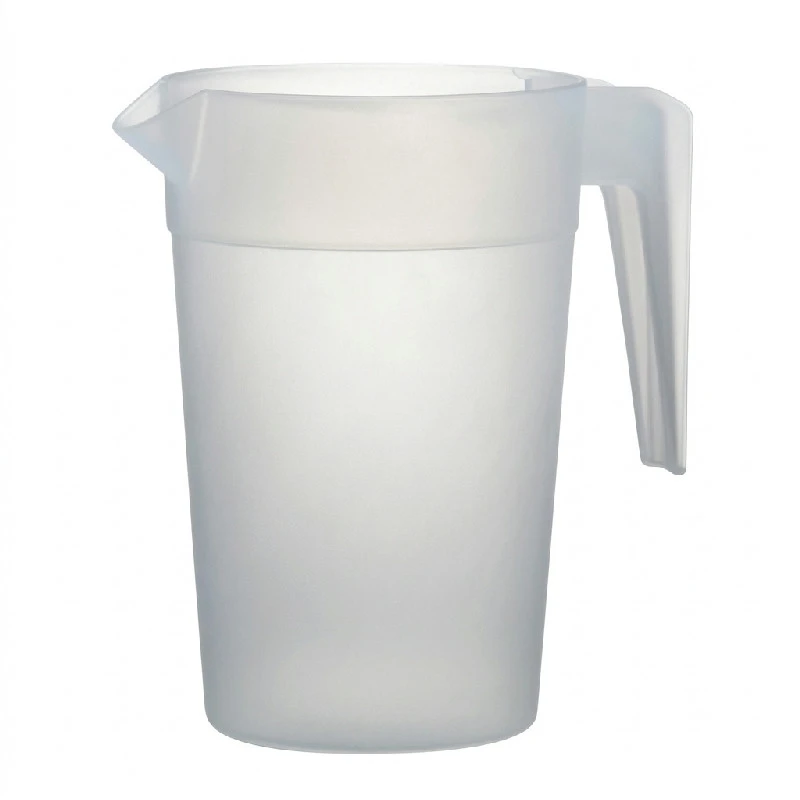 Pitcher White Frosted 1,5 L 500102-PP by GLASS4EVER color Svart