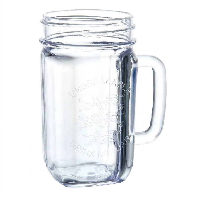 Drinking Jar Trinkglas 41 cl aus klarem Polycarbonat 200921-SAN by GLASS4EVER color Helder