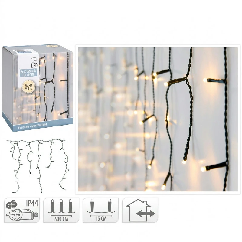 Koop LED-Eiszapfen-Lichterkette 360 LEDs 12 Meter Kaltweiß 4300231 by Koop color Vit