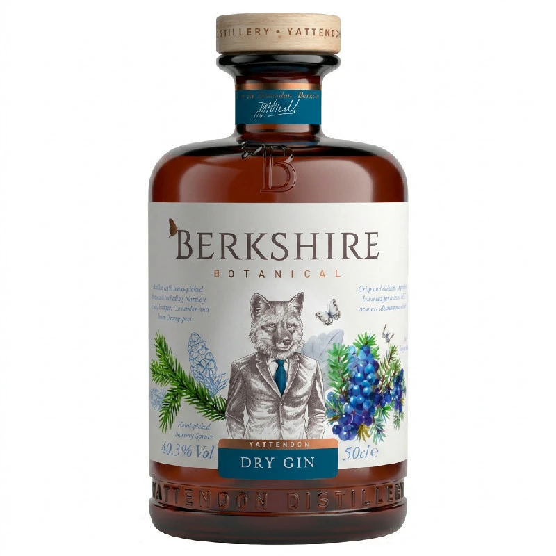 Berkshire Botanical Dry Gin FL 50 51587 by Berkshire color Svart
