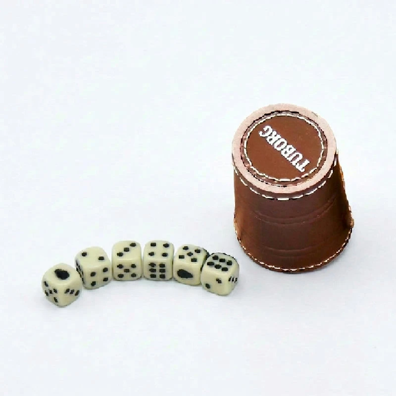 Tuborg Würfelbecher mit 6 Würfeln 801911 by TUBORG color Svart