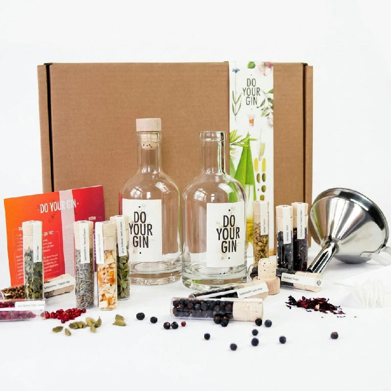 Mach deine eigene Gin-Geschenkbox – Stelle deinen eigenen Gin her Doyourown2 by Rbdrinks color Svart