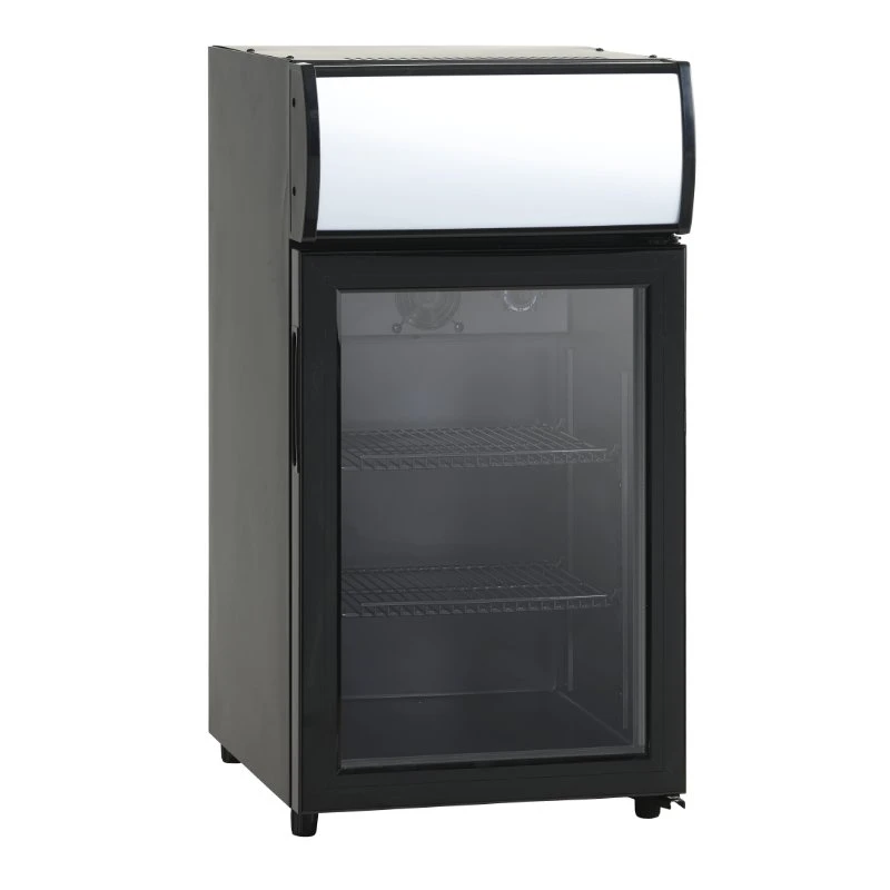 Display-Kühlschrank - SC 51 BE - Scandomestic 26310051BE10000 by Scandomestic color Svart