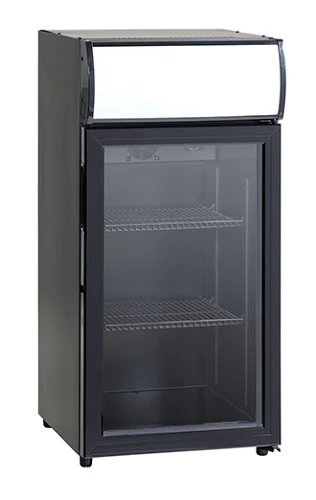 Display-Kühlschrank – SC 81 BE – Scandomestic 26310081BE10000 by Scandomestic color Svart