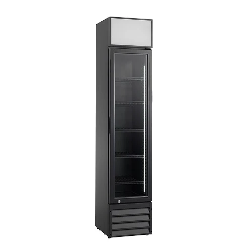 Scandomestic SD 217 BE Display-Kühlschrank mit Glastür 26310217310000 by Scandomestic color Svart