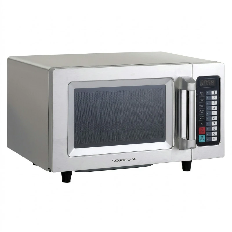Scandomestic Mikrowelle MWP 25 aus Edelstahl 33090025210000 by Scandomestic color Svart