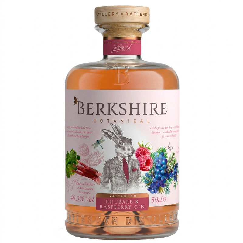 Berkshire Botanical Rhabarber & Himbeer Gin 51589 by Berkshire color Svart