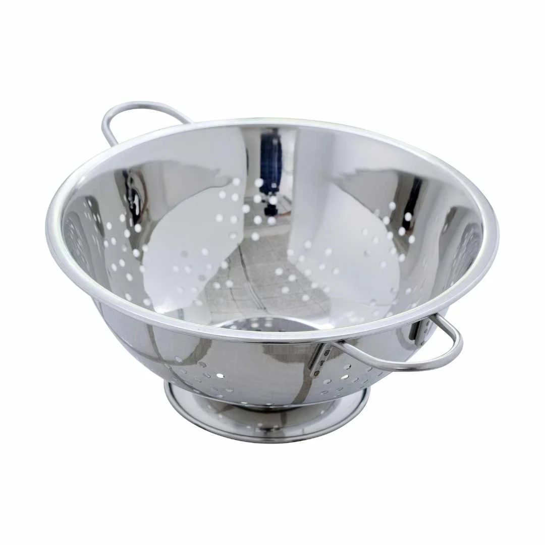 Küchenseiher mit Standfuß 24 cm ST20110 by Steel-Function color Svart