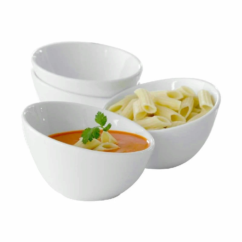 Steel-Function Schalenset aus Porzellan 4-tlg. ST65112 by Steel-Function color Svart