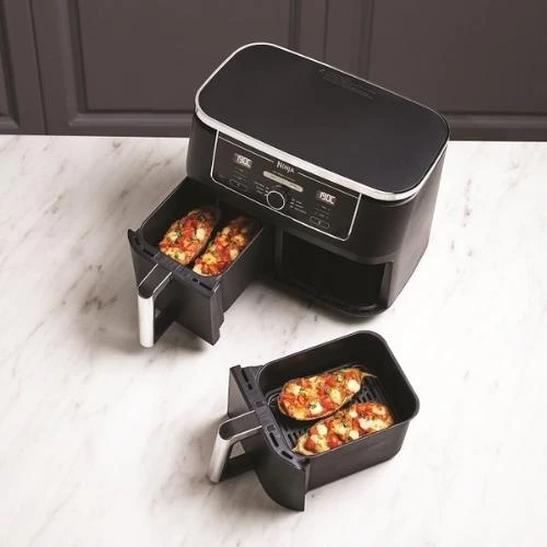 Ninja Air Fryer Dual Zone, 9,5 Liter 100-AF400EU by Ninja color Svart