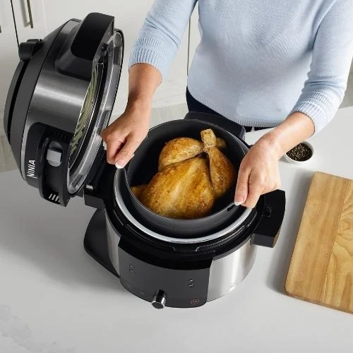 Ninja ONE-Lid Multicooker 11-in-1 - 6L 100-OL550EU by Ninja color Svart/grå