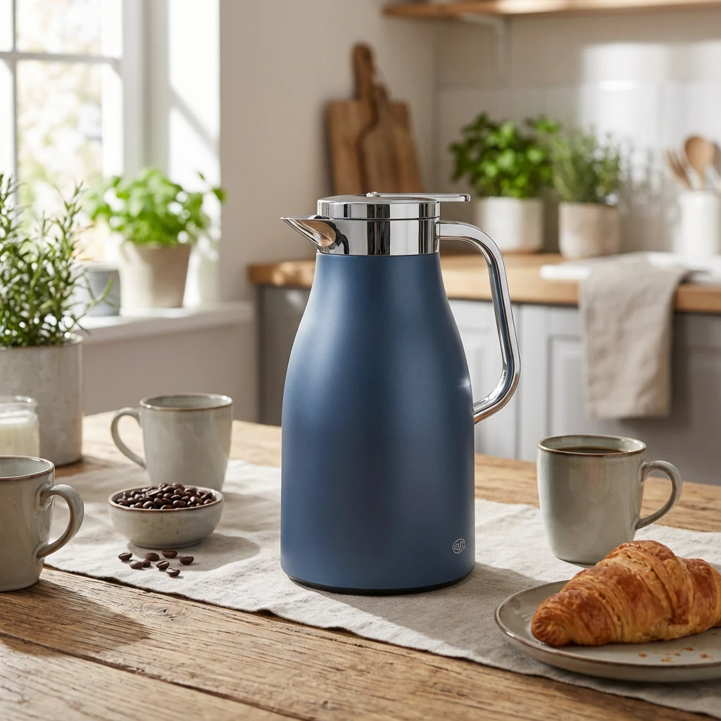 Alfi Skyline Isolierkanne 1 Liter Denim 17485 by Alfi color Blauw