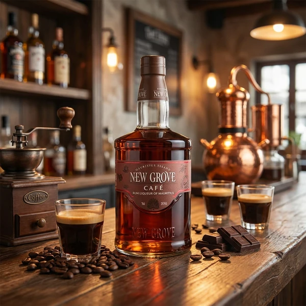 New Grove Café Kaffeelikör 26% 70 cl 9084332 by New Grove color Svart