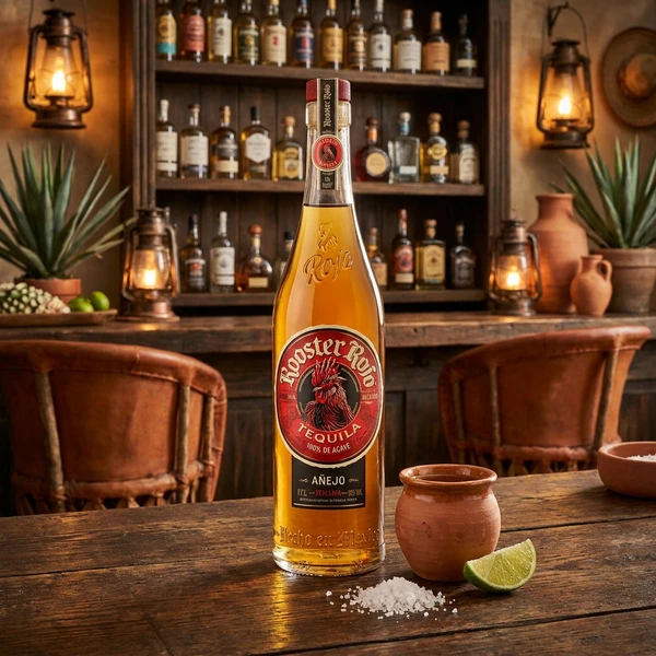 Rooster Rojo Anejo Tequila 70 cl 9142932 by Rooster color Svart