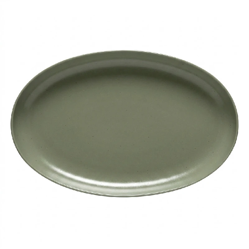 CASA Pacifica Servierplatte oval 41 x 26 cm Artichoke 22087 by CASA color Artischocke