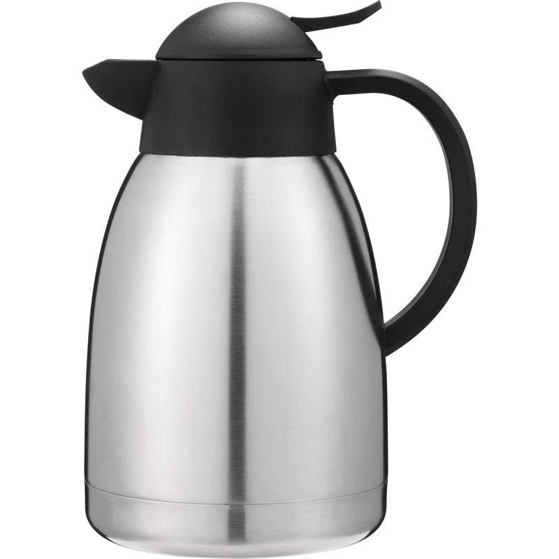 Destino Isolierkanne, Edelstahl/Schwarz, 1,5 l 45120304 by DESTINO color Svart