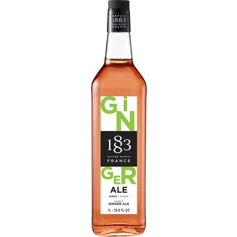 1883 GINGER ALE Mixer Sirup 100 cl 17-6184  color Svart
