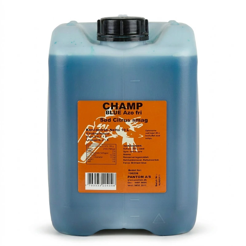 Champ SlushIce Blue Sød Citrus 10L 38548 by CHAMP color Svart