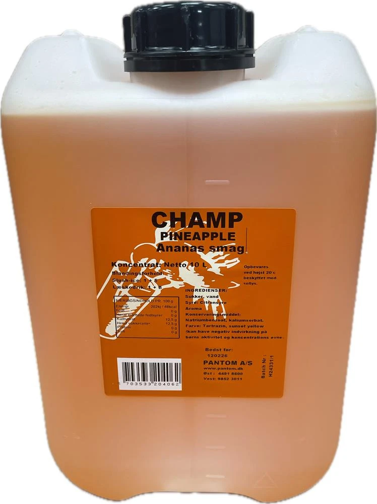 Champ SlushIce Pineapple 10L 218452 by CHAMP color Svart