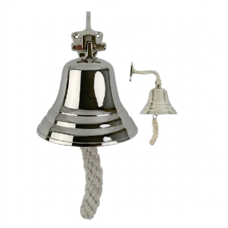 Nickel Tischglocke 10 cm BTBL3840NI by Beaumont color Svart