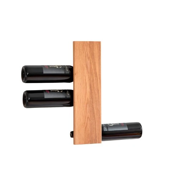 Weinregal aus Eichenholz für 8 Flaschen ST10007 by Steel-Function color Svart
