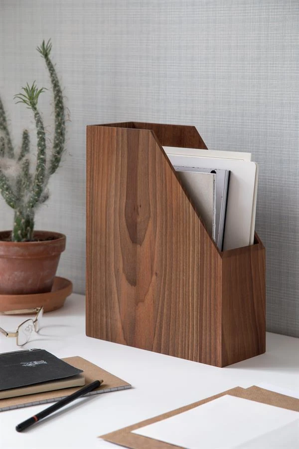 Dokumentenablage - Walnuss ST25006 by Steel-Function color Svart