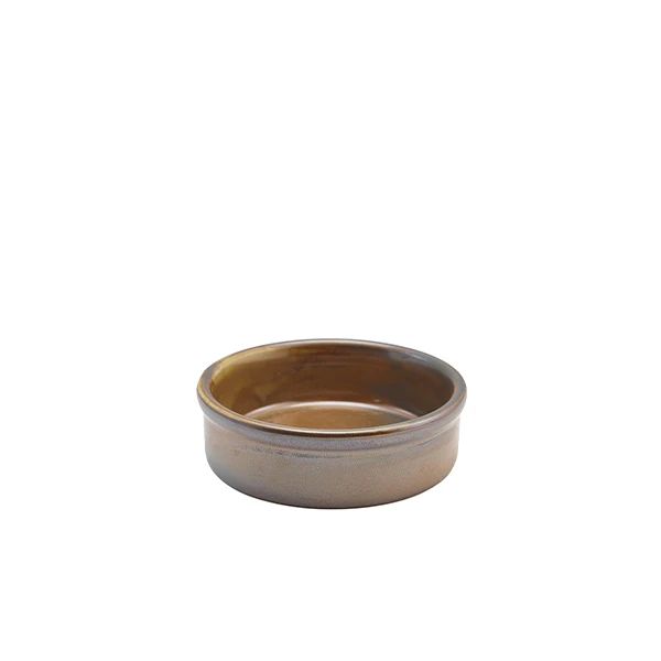 Tapasschale 10 cm - Terra Rustikales Kupfer TD-PRC10 by Genware color Svart