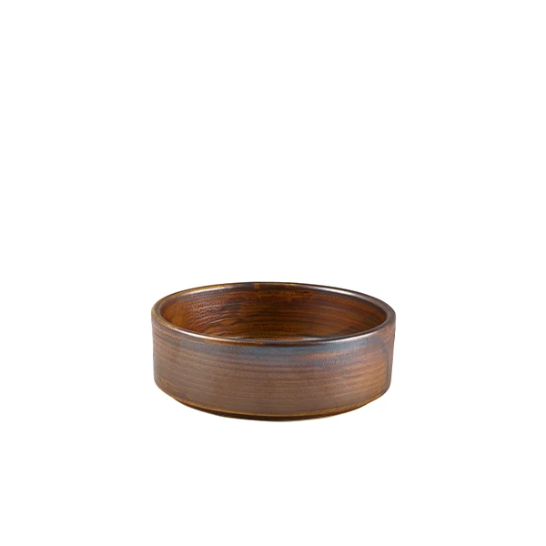 Schale 13cm – Rustic Copper Terra PB-PRC13 by Genware color Svart