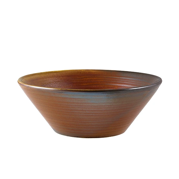 Schale 16 cm – Rustikales Kupfer Terra CN-PRC16 by Genware color Svart