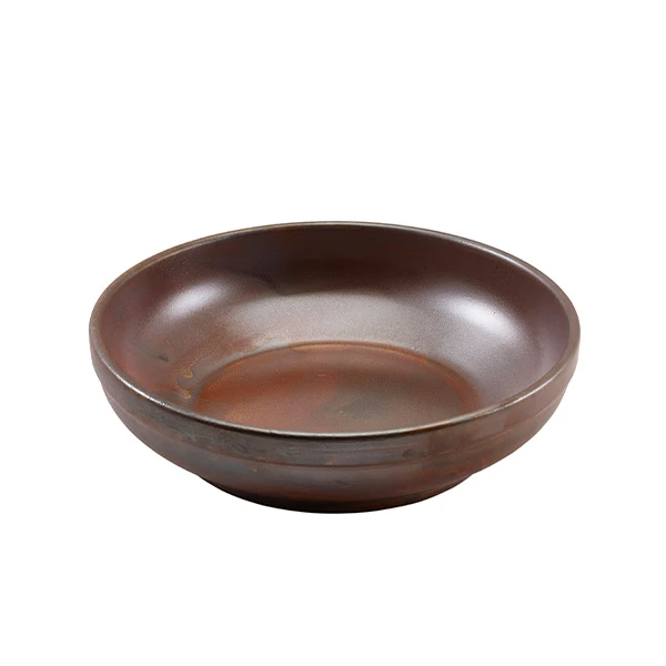 Schale 20 cm – Rustic Copper Terra CB-PRC20 by Genware color Svart