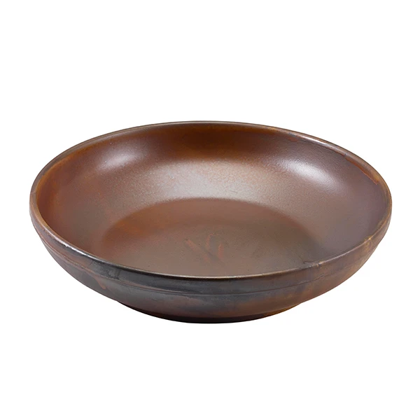 Schale 27,5 cm – Rustik Kupfer Terra CB-PRC27 by Genware color Svart