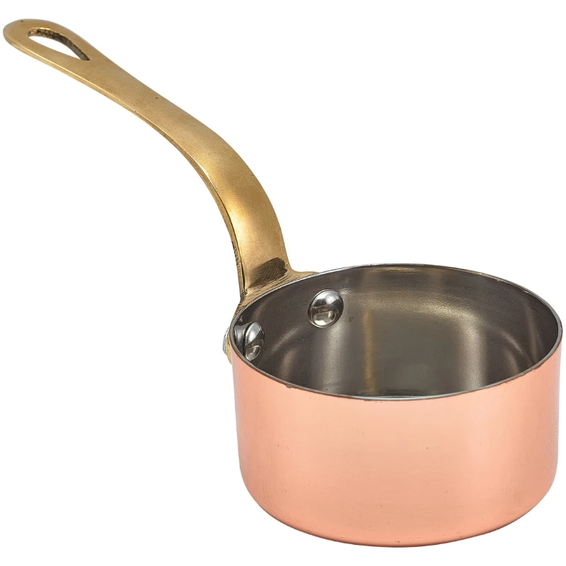 Mini-Kupfertopf 7 x 3.75cm - GenWare SMS7C by Genware color Svart