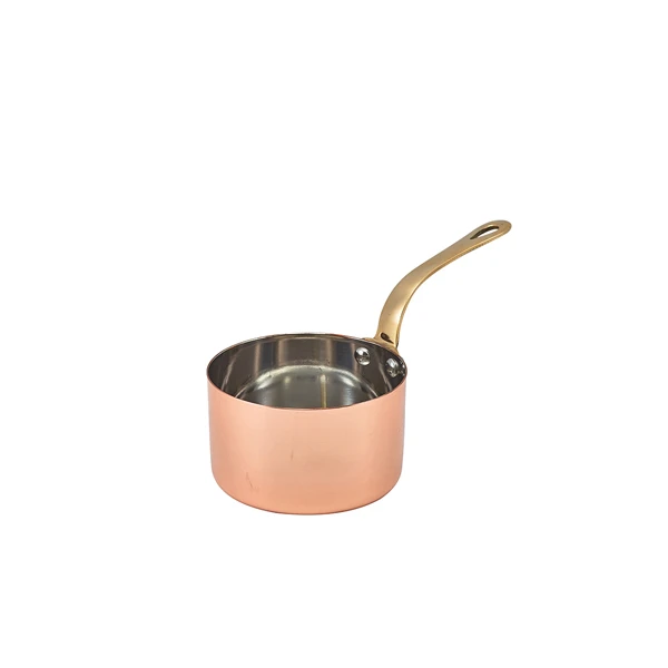 Mini-Kupfer-Serviertopf 9 x 5.25cm - GenWare SMS9C by Genware color Svart