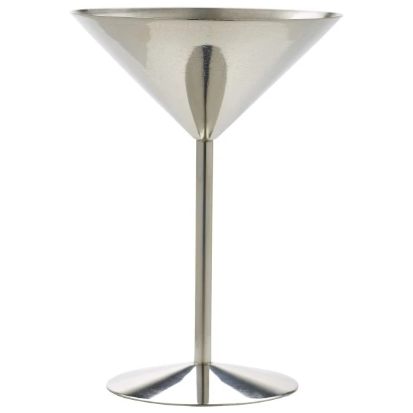 Martiniglas aus Edelstahl 24cl - GenWare MRS240 by Genware color Svart