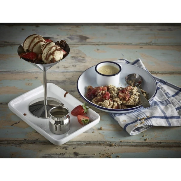 Martiniglas aus Edelstahl 24cl - GenWare MRS240 by Genware color Svart