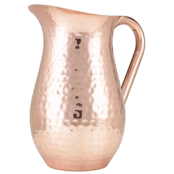 Wasserkrug gehämmert kupferbeschichtet 2L – GenWare HWJ200C by Genware color Svart