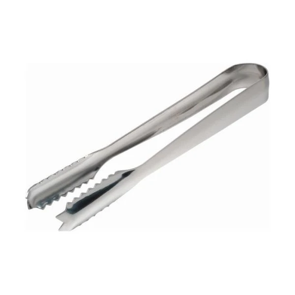 Genware Eiszange aus Edelstahl 17,8 cm 62503 by Genware color Svart
