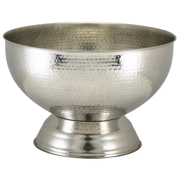 Gehämmerte Champagnerbowl 38 cm - Genware CHBWL1 by Genware color Svart