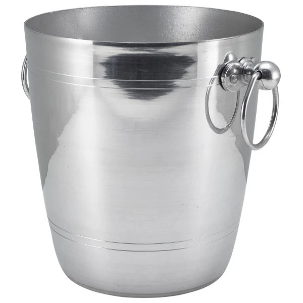 Weinkühler aus Aluminium 7,1/2" Dia X 8,1/2" 14N by Genware color Svart