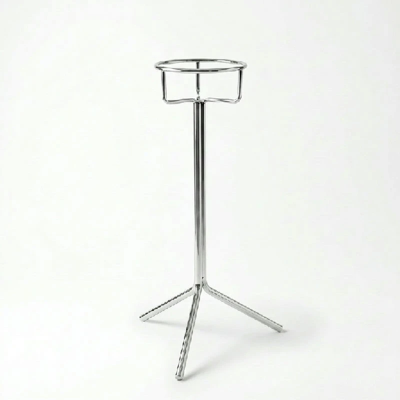 Genware Weinkühlerständer – Chrom 68 cm 051 by Genware color Svart