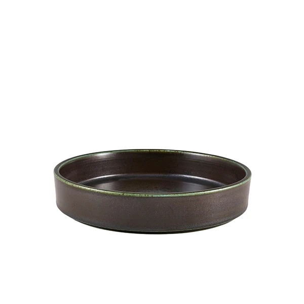 Terra Cinder Schwarz Präsentationsschale 20,5 cm PB-PBK21 by Genware color Svart