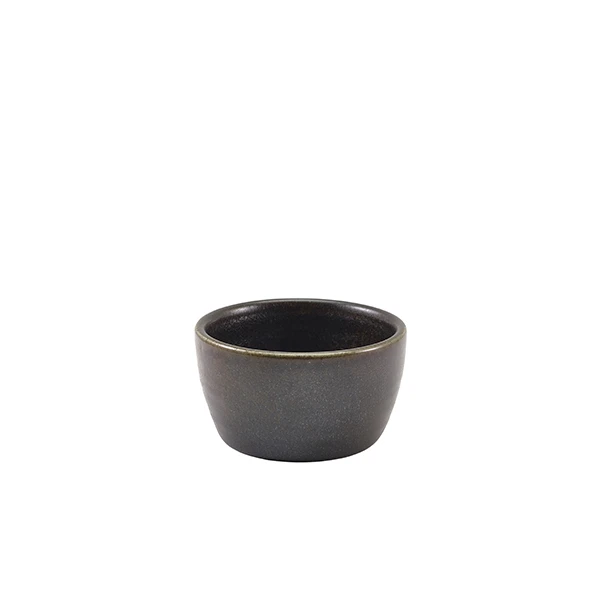 Cinder Schwarz Ramekin 13cl - Terra RAM-PBK4 by Genware color Svart