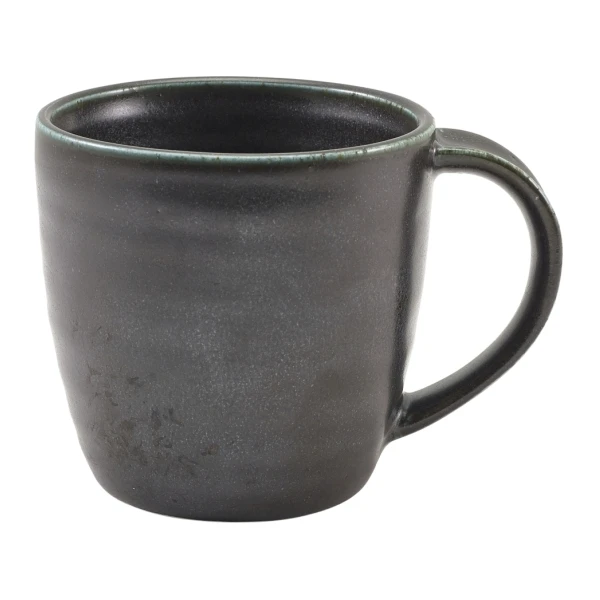 Cinder Schwarz Kaffeetasse 30 cl - Terra MUG-PBK32 by Genware color Svart