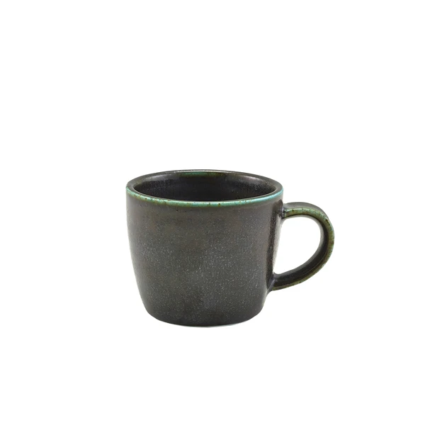 Cinder Schwarz Espressotasse 9 cl – Terra CUP-PBK9 by Genware color Svart