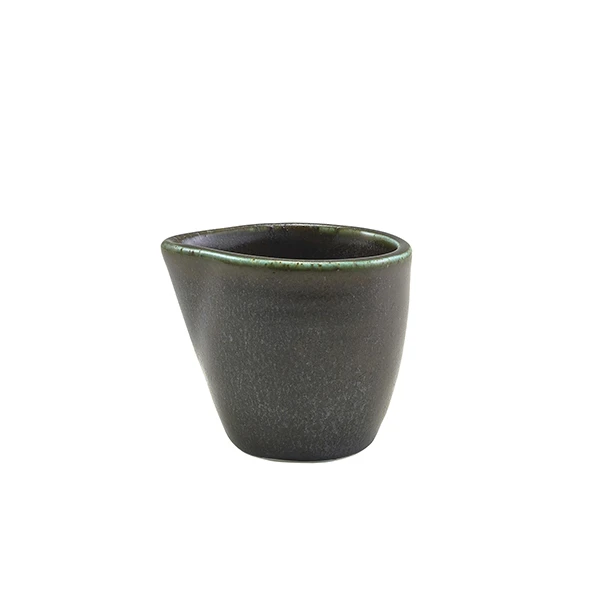 Porzellankännchen Schwarz 9 cl – Terra JUG-PBK9 by Genware color Svart