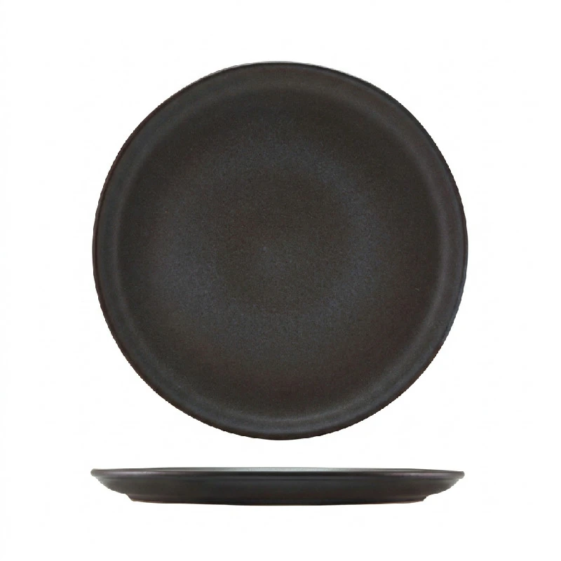 Antigo Coupe-Teller aus Steingut 19 cm - Terra CP-AN19 by Genware color Svart