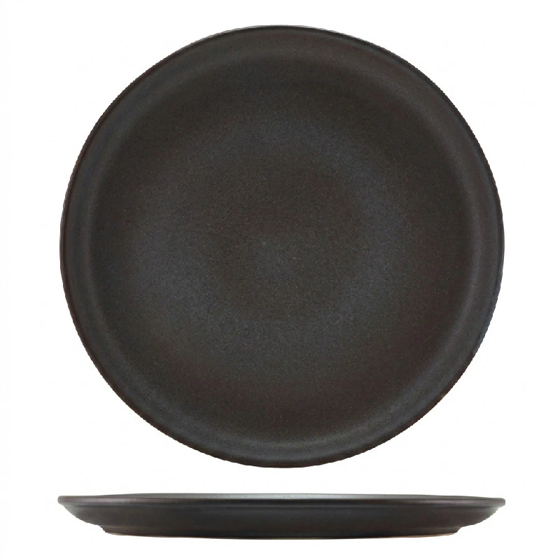 Steingut Antigo Coupe Teller 24cm - Terra CP-AN24 by Genware color Svart