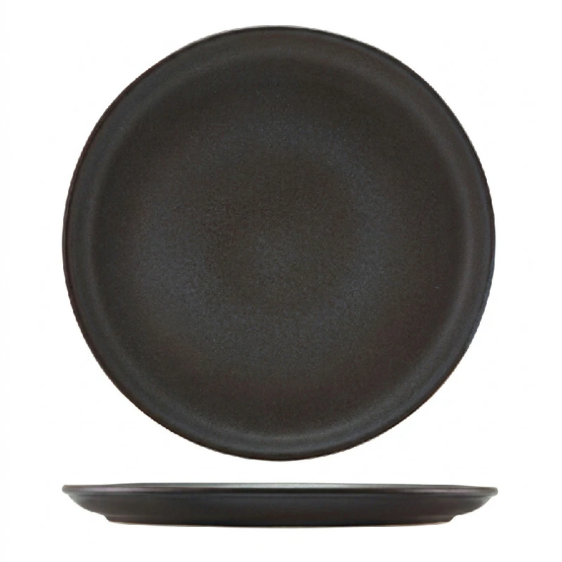 Steingut Antigo Coupe Teller 27.5cm - Terra CP-AN27 by Genware color Svart