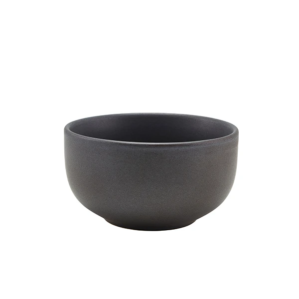 Steingut Antigo runde Schale 12,5 cm - Terra BW-AN12 by Genware color Svart