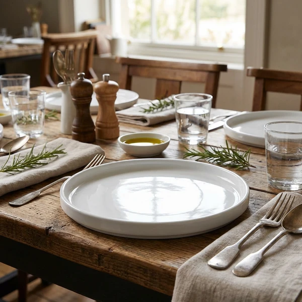 Präsentationsteller flach 18cm - Genware 160918 by Genware color Svart